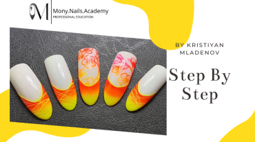 Френски маникюр с пигменти Step By Step